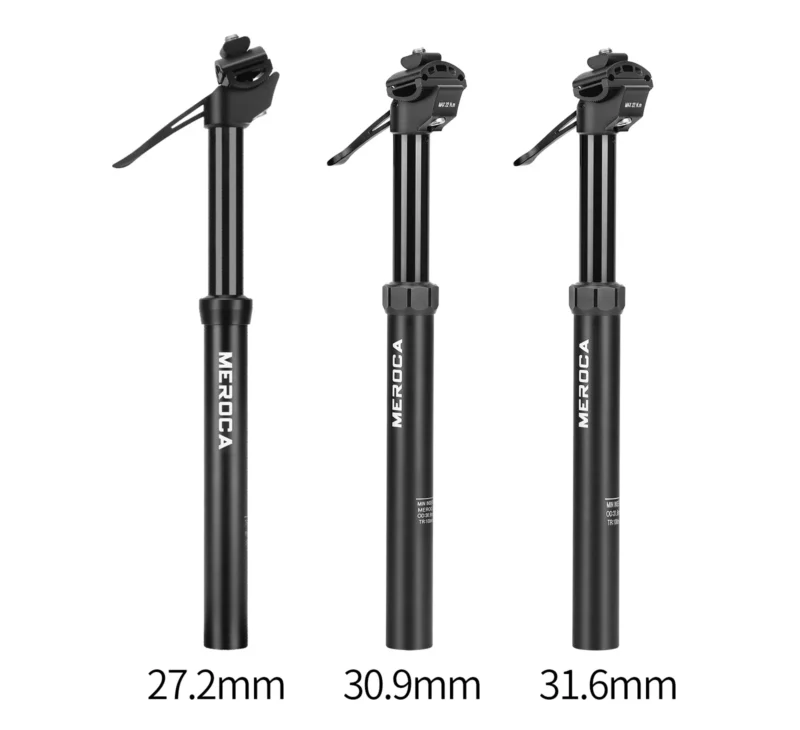 Tige de selle télescopique 30.9 / 31.6mm - Hauteur ajustable