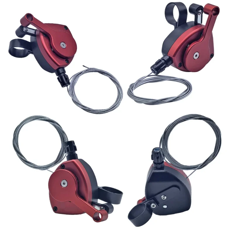 Levier de vitesse et frein vélo avec câble – Aluminium CNC